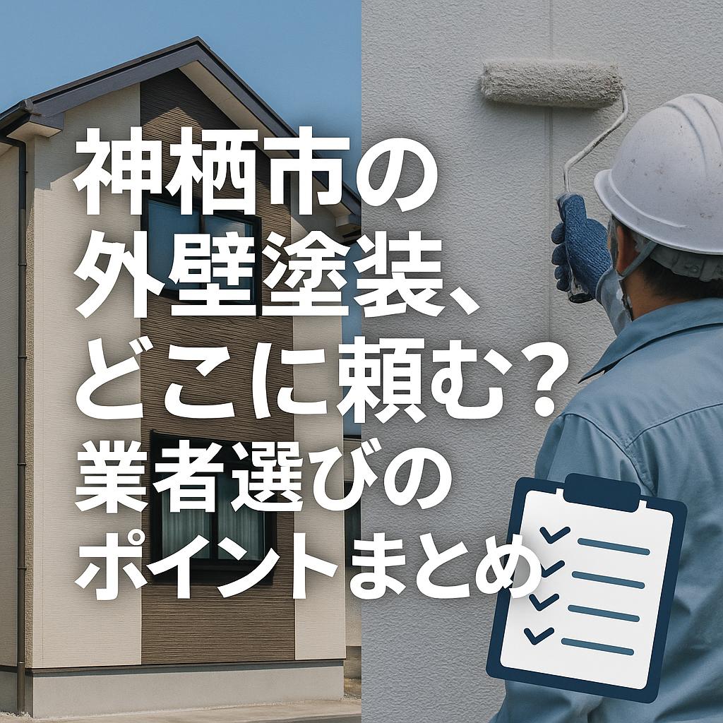 神栖市の外壁塗装、どこに頼む？業者選びのポイントまとめ